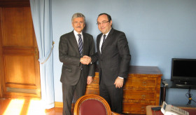 L'incontro dell'Ambasciatore Karapetian con Massimo D'Alema e Vannino Chiti 