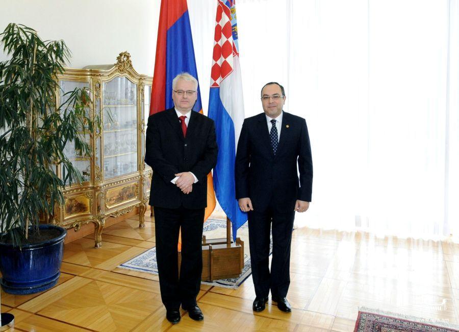 La visita dell’Ambasciatore Rouben Karapetian in Croazia