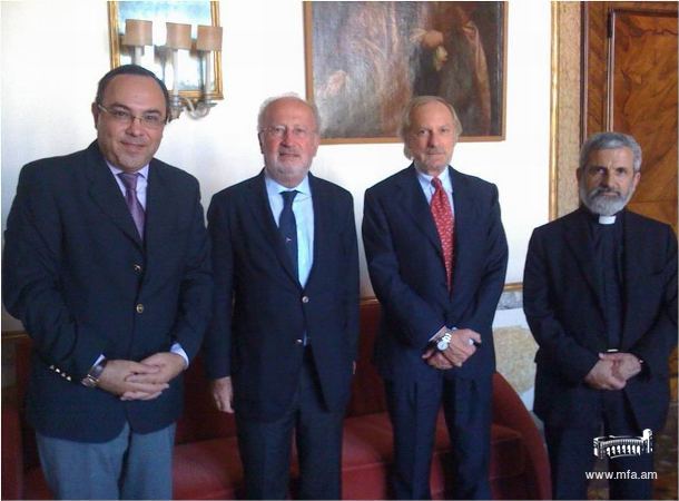Visita a Venezia dell’Ambasciatore della Repubblica d’Armenia in Italia Rouben Karapetian