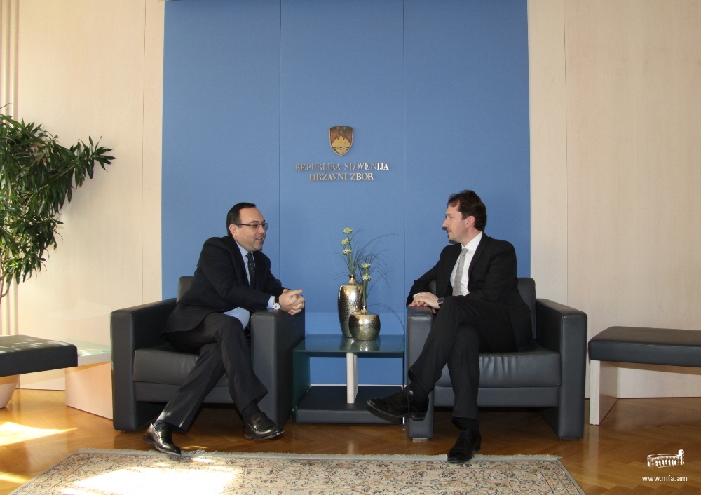 Visita dell’Ambasciatore della Repubblica d’Armenia S.E. Rouben Karapetian in Slovenia