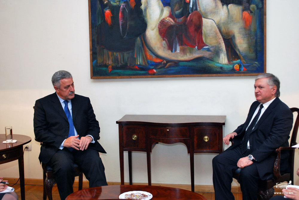 Il Ministro Nalbandian ha ricevuto il Presidente della Provincia di Milano