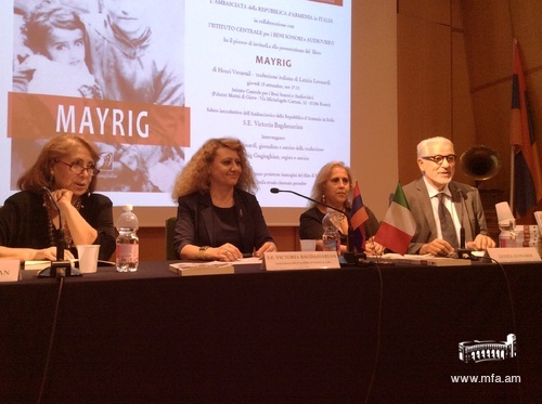 ROME. PRESENTATION OF HENRI VERNEUIL’S "MAYRIG" IN ITALIAN 
