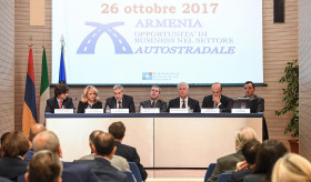 The cooperation potentials with the Italian road-construction companies were discussed